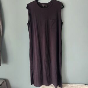 NWT THEORY Black Ranmire Knit Muscle Dress - Size L